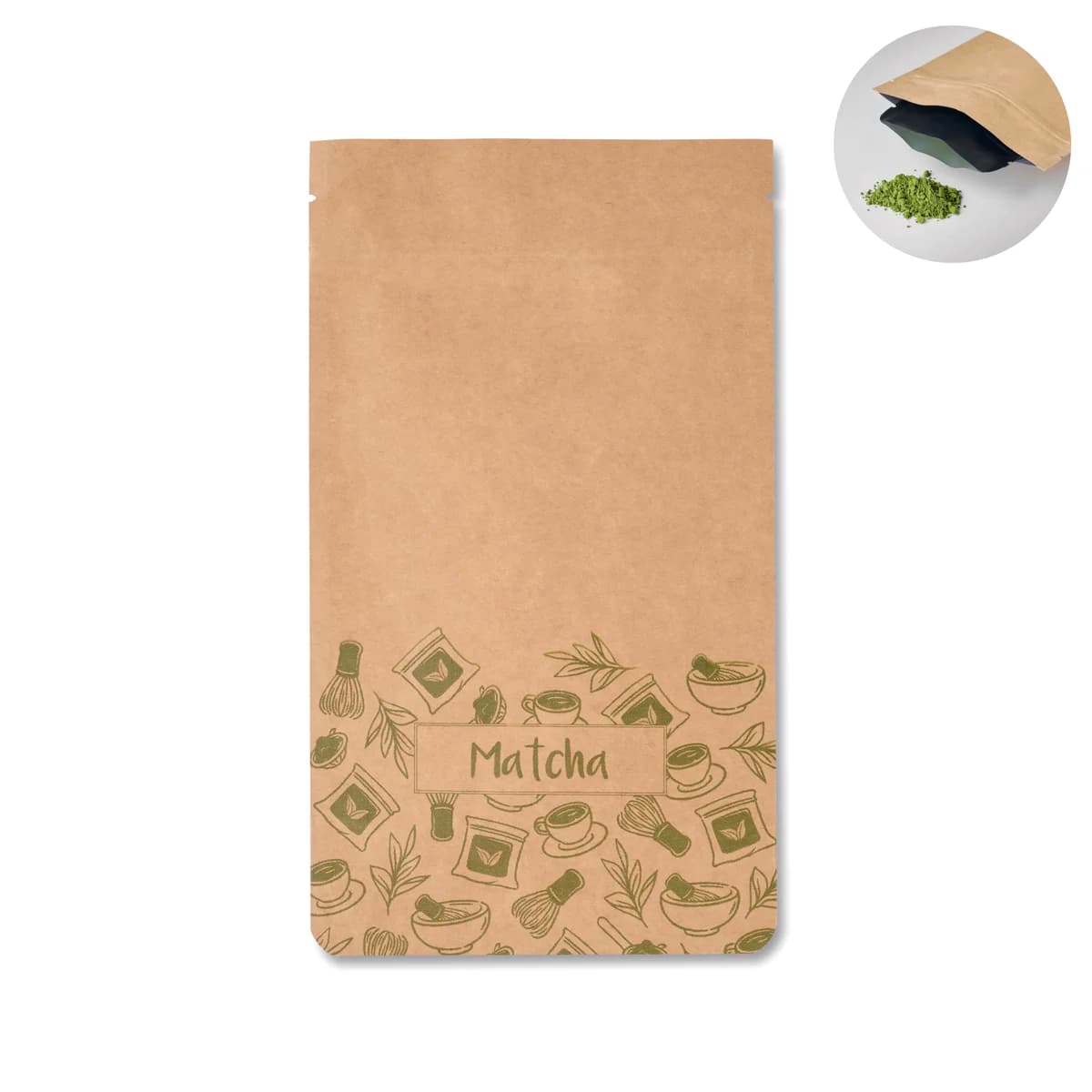 Custom Branded Matcha Tea Powder, 10 g product example