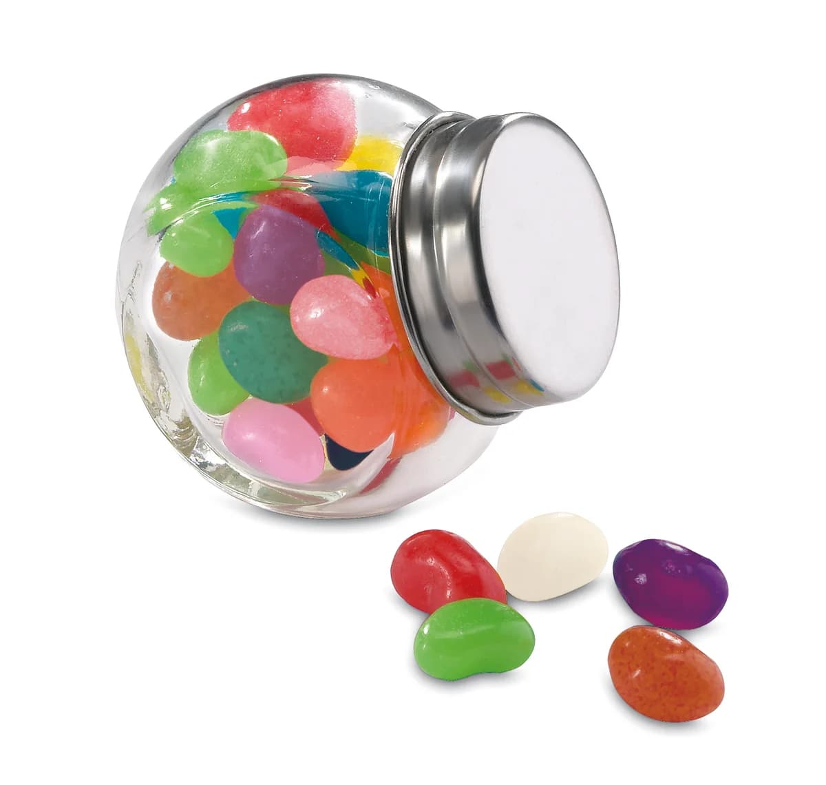 Custom Jelly Bean Glass Jar, 40 g product example